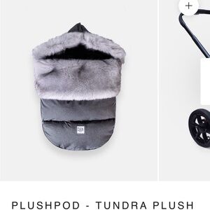 Gray Baby Footmuff for stroller